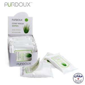 PÜRDOUX Aloe Vera Travel CPAP Mask Wipes