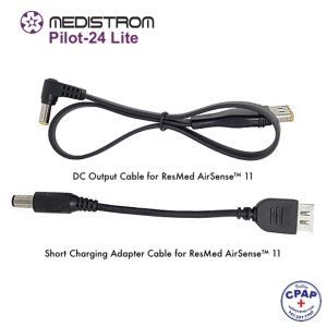 AirSense 11 Cable Kit For Pilot-24 Battery