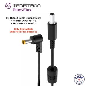 AirSense 10 Cable For Pilot Flex Battery